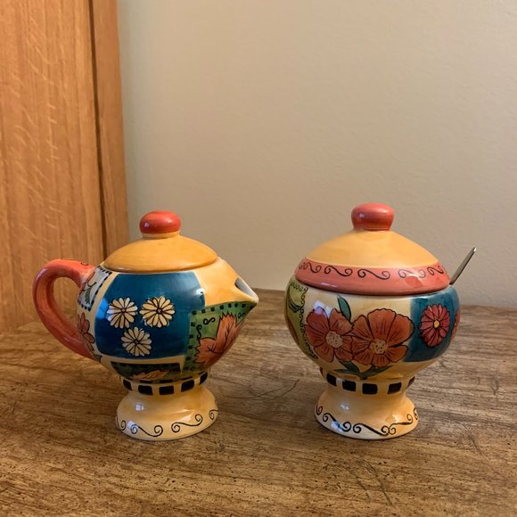 CREAM AND SUGAR SET - Picture 1 of 2